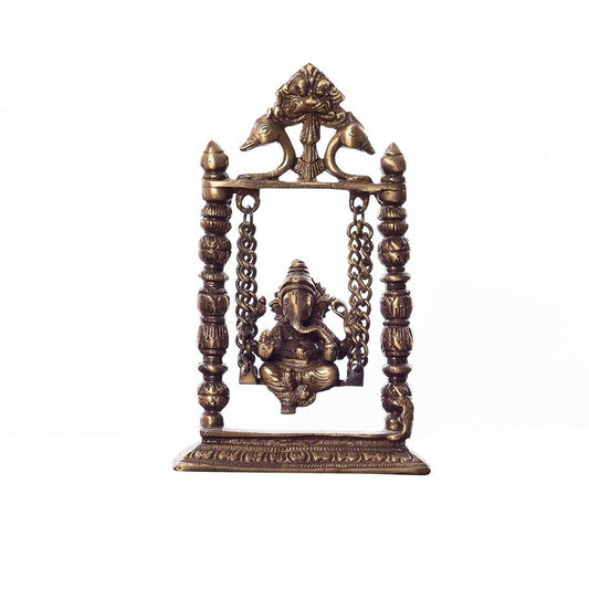 ganesha brass statue