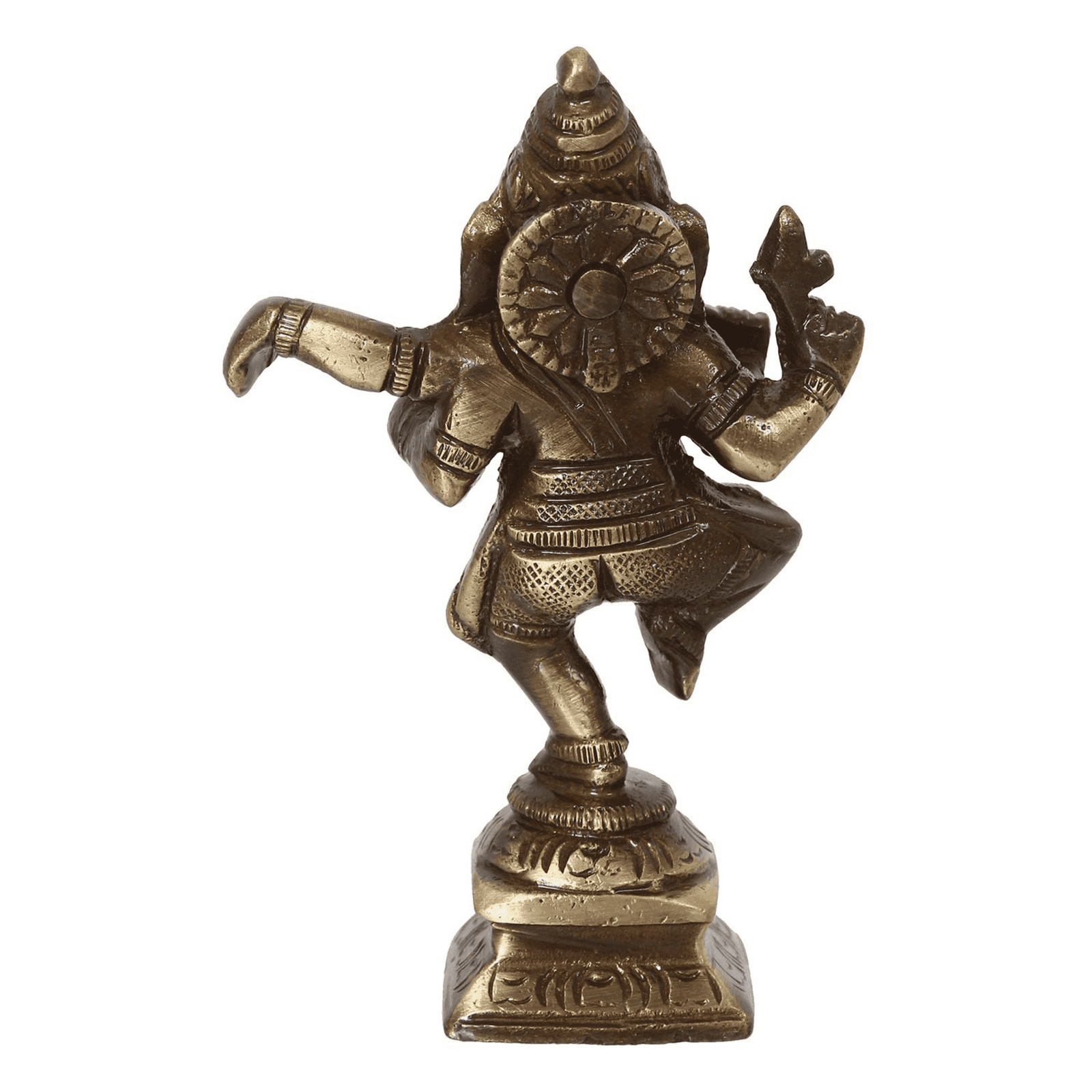 dancing ganesha brass statue