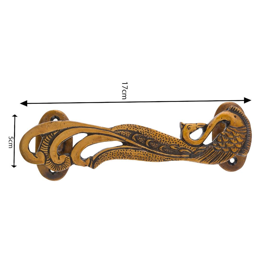 brass door handle antique