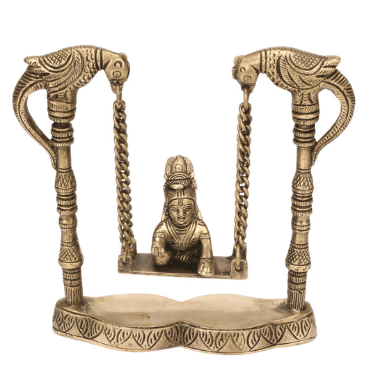 laddu gopal brass idol