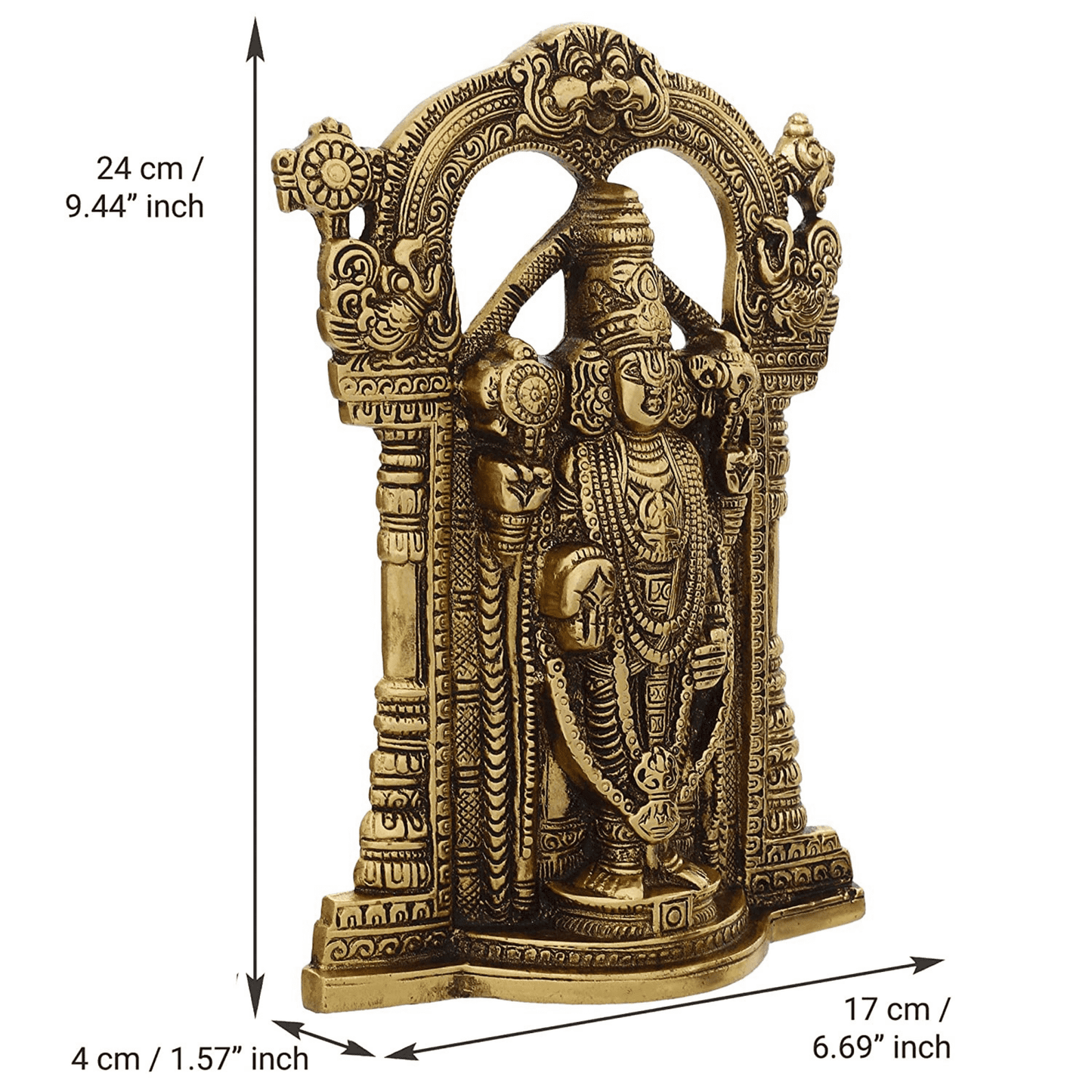 balaji brass idol