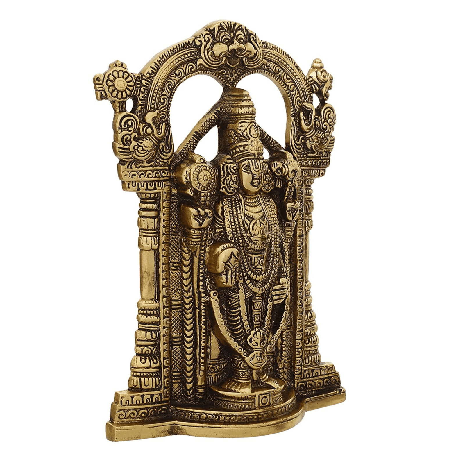 tirupati balaji idol gold