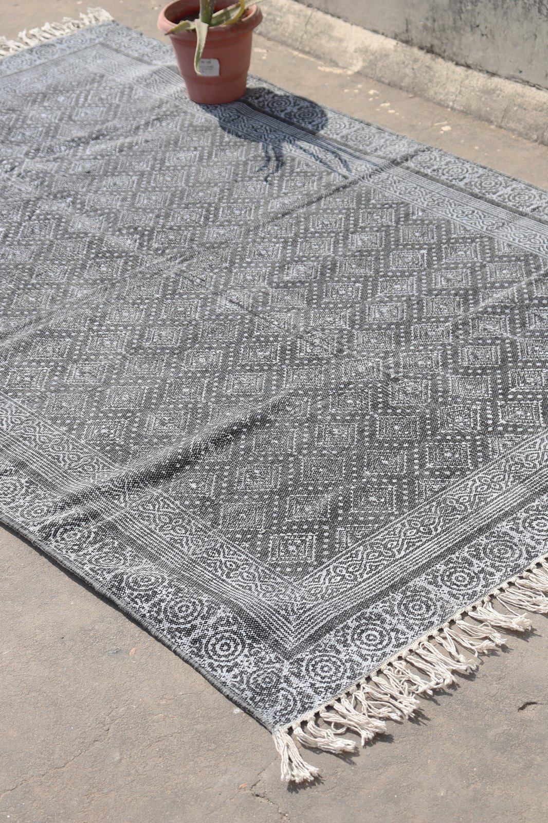 black kilim rug