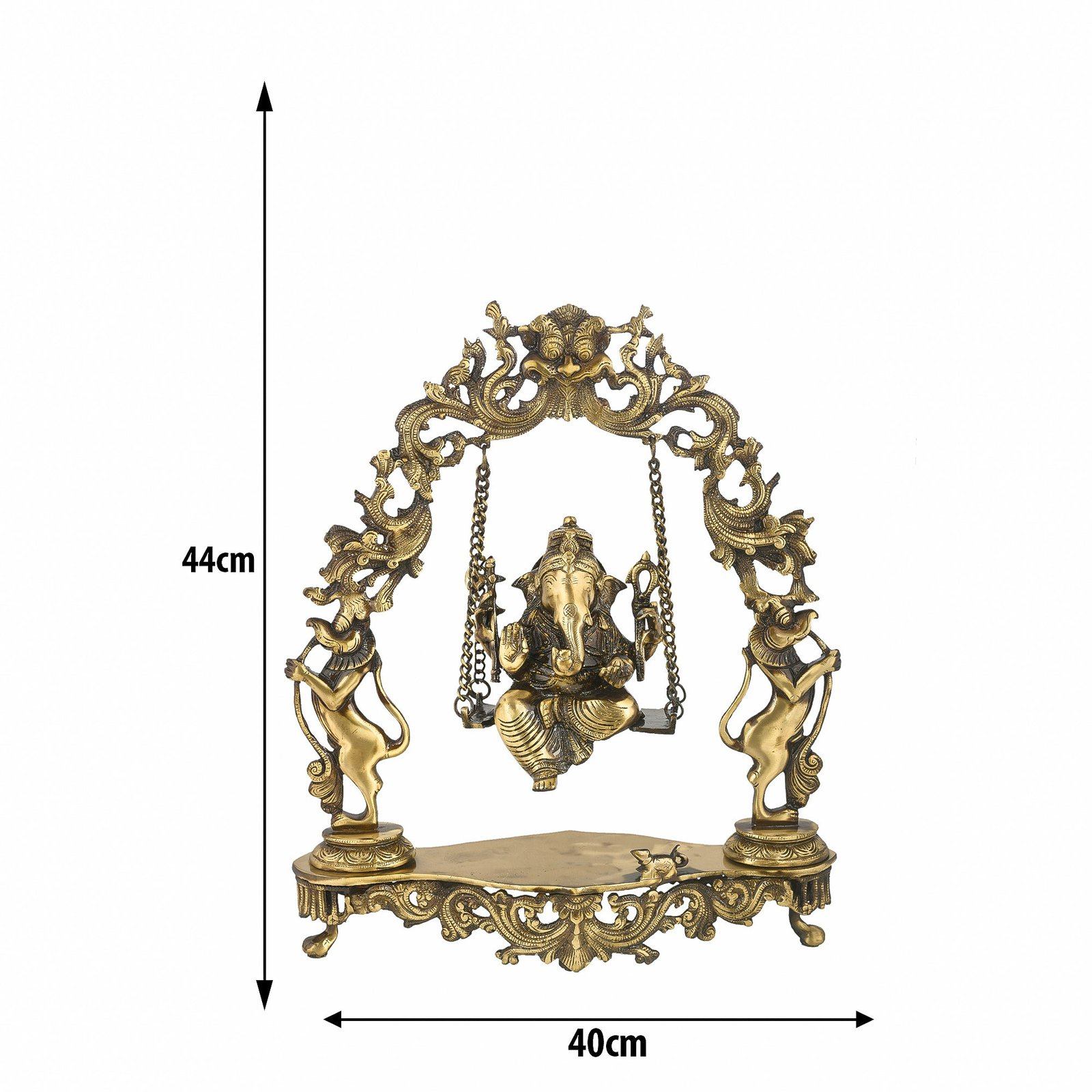 brass ganesha statue india
