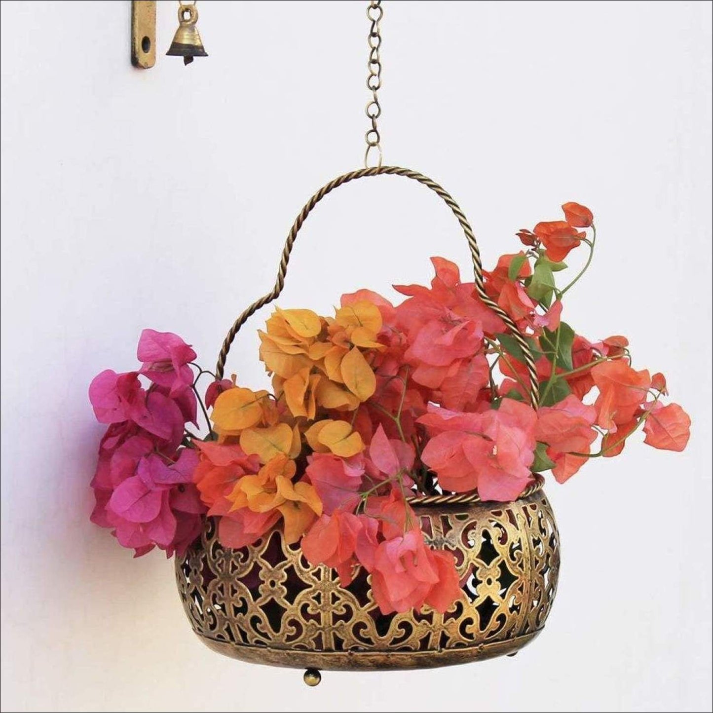 artificial hanging flower baskets for sale