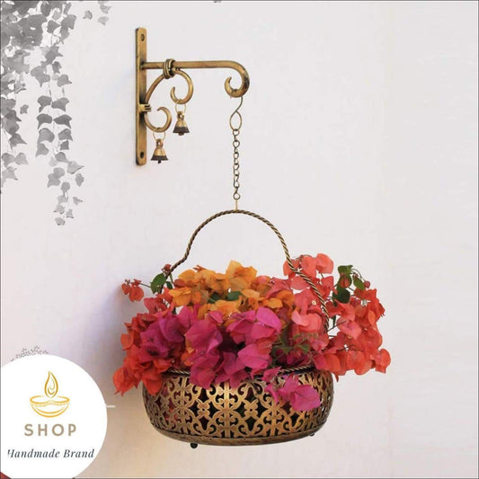 artificial flower hanging basket