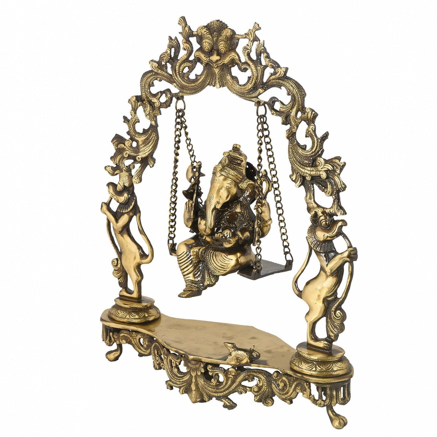 brass statue of ganesha