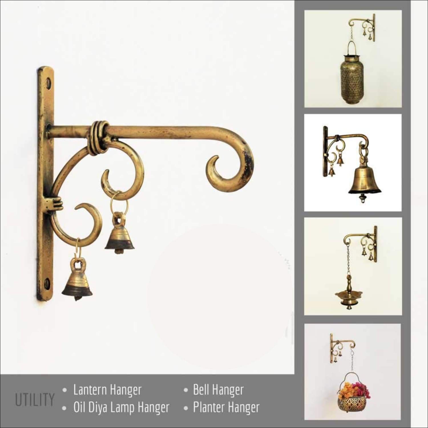 Wrought iron deals lantern hangers