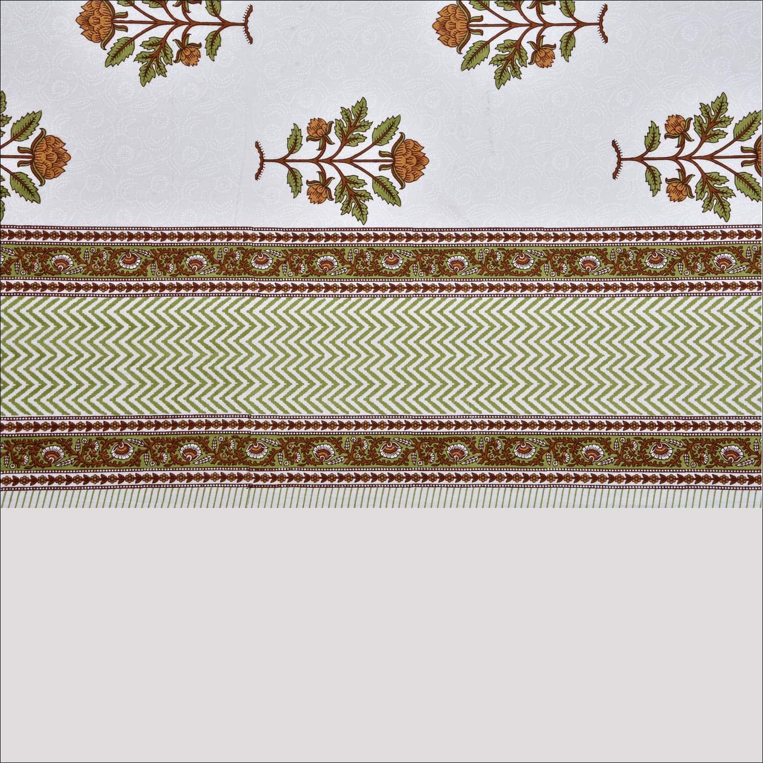 Tree Design Cotton Jaipuri Bedsheet (Double Bed)